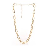 What's Hot Gold Link Chain Necklace