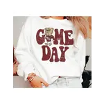 4 Little Hearts Miss. State Game Day Crewneck Sweatshirt / Graphic Tee
