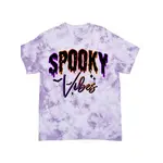 4 Little Hearts Spooky Vibes Tie Dyed Tee