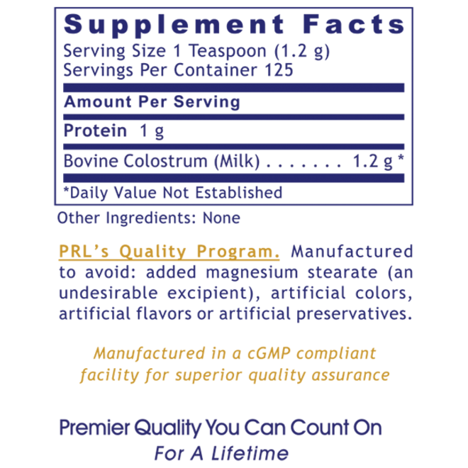 Colostrum-IgG Powder