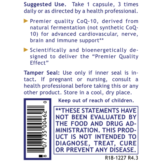 Premier CoQ-10 (50 Caps) (100 mg/cap)