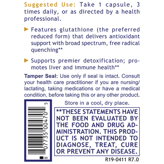 Premier Glutathione Complex (60 caps)