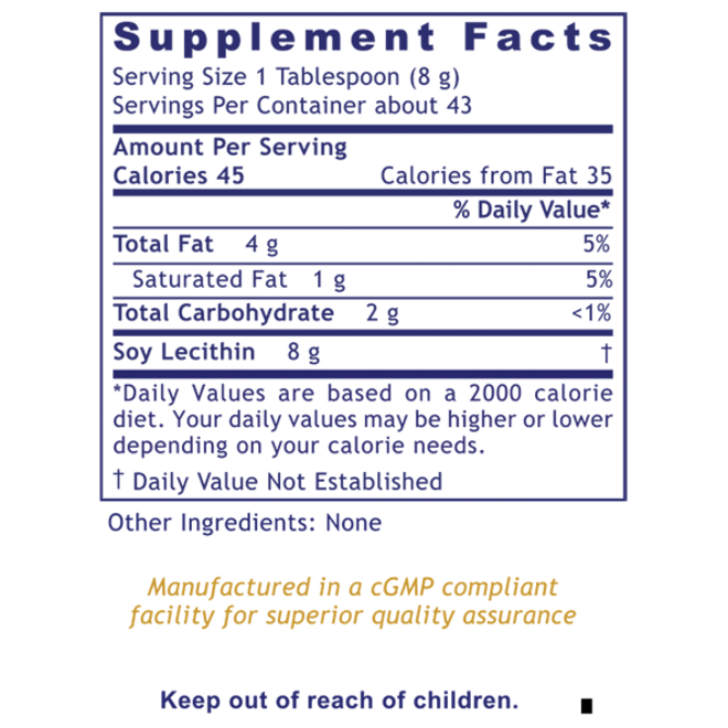 Lecithin Granules (12 oz)