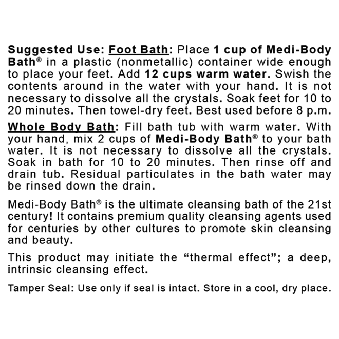 Medi-Body Bath (25 oz) ~