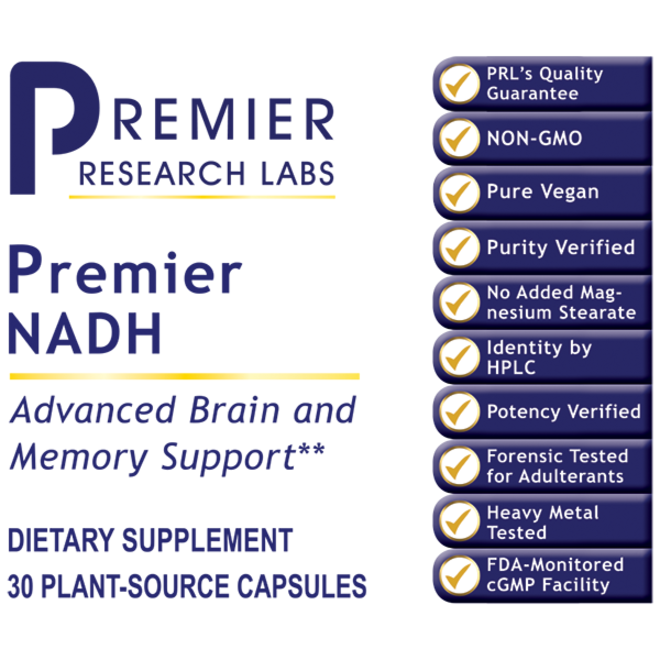 Premier NADH (30Caps) (Refrigerate after opening)