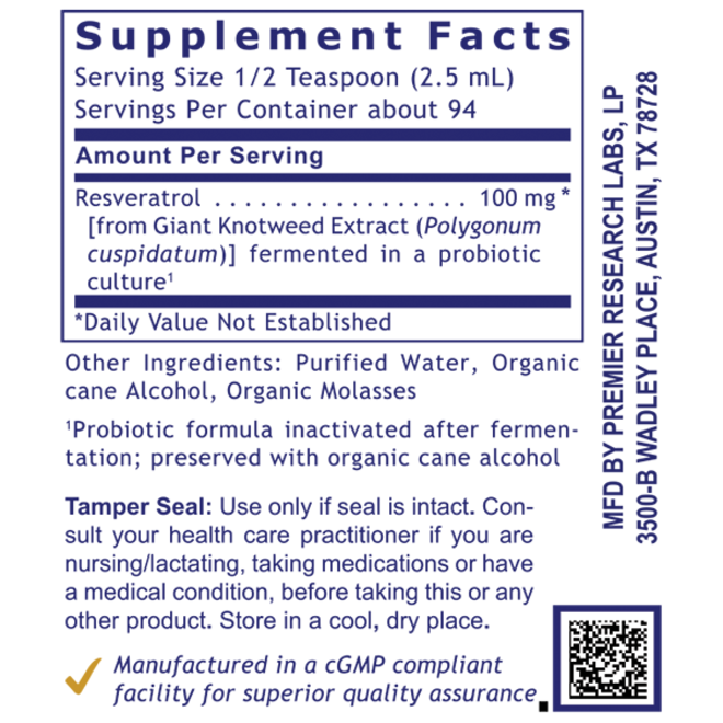 Resveratrol Liquid (8 fl oz) - ORIGINAL FORMULA