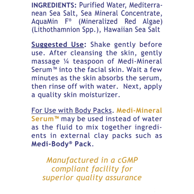 Medi-Mineral Serum (8 oz) ~