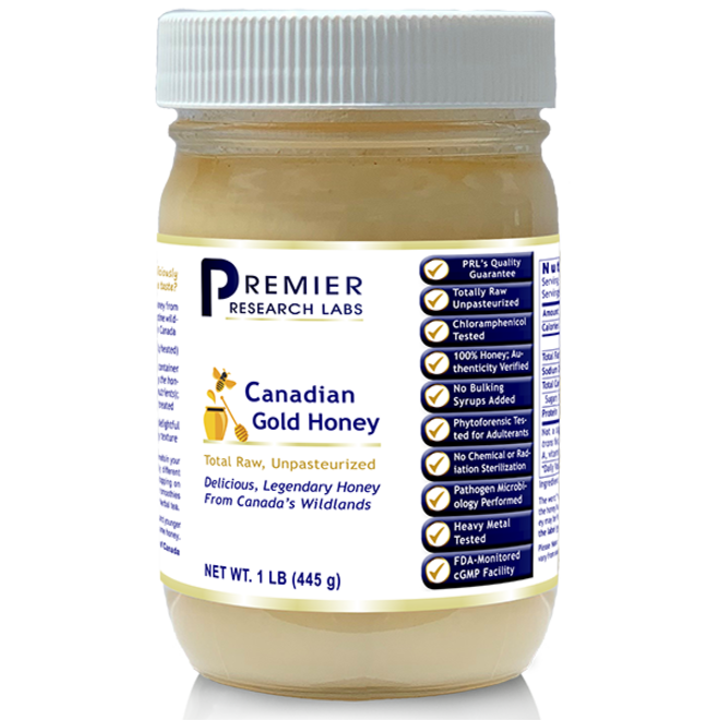 Honey, Canadian Gold, Raw (1lb) ~