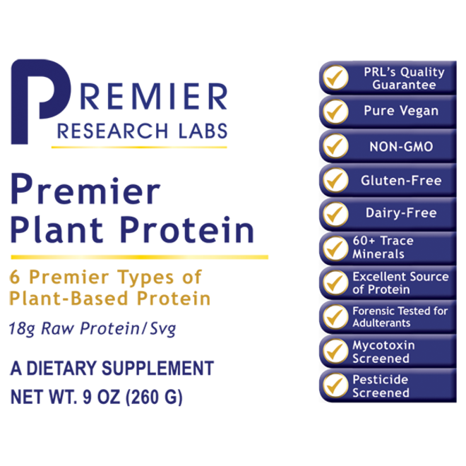 Plant Protein, Premier, 9 oz