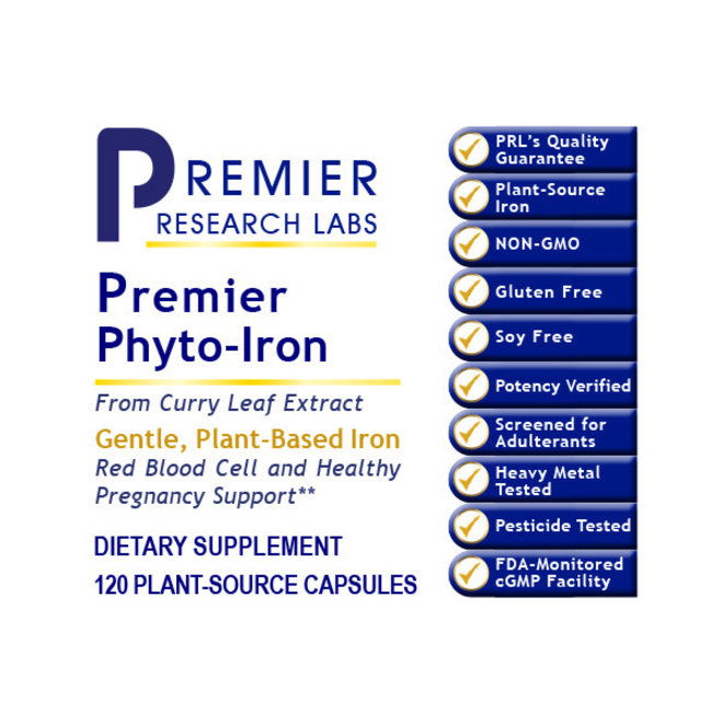 Phyto-Iron, Premier (120 Vcaps)