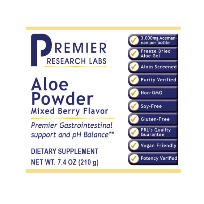 Aloe Powder, 7.4 oz  (Contains AceMannan) NEW!~