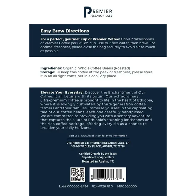 Coffee, Organic (1 Lb.) ~