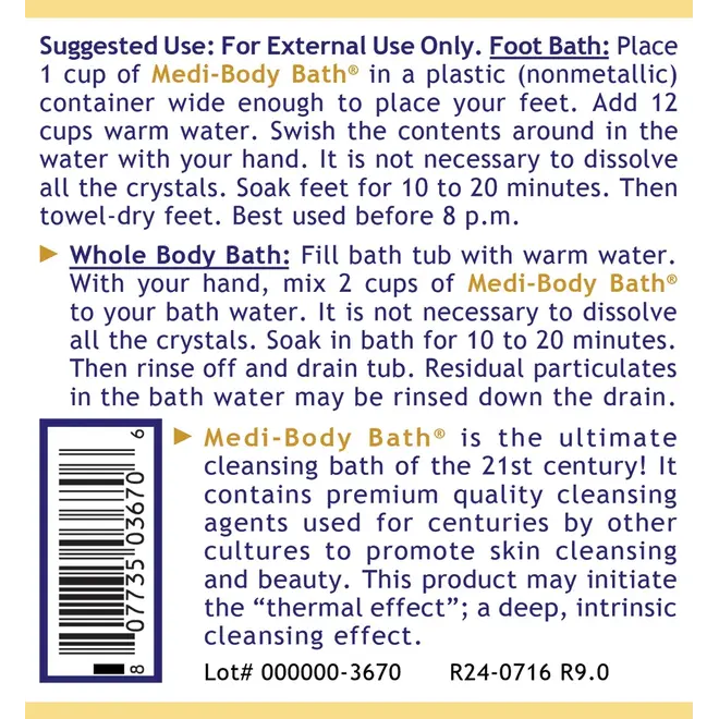 Medi-Body Bath (19 oz) ~