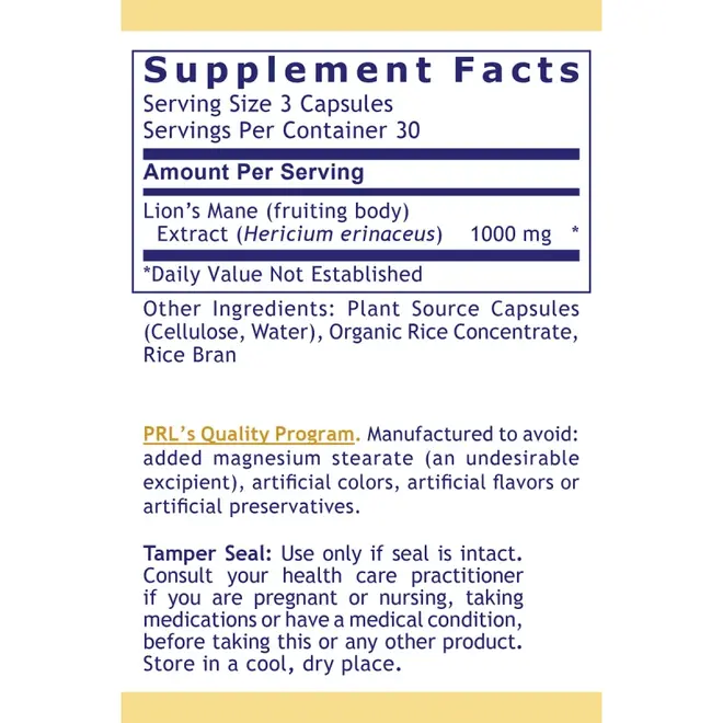 Lion's Mane Capsule, Premier (90 caps)