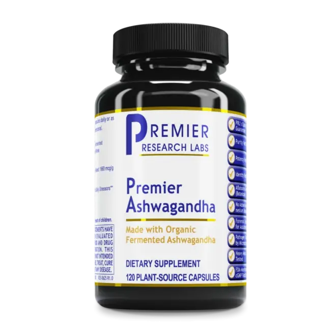 Fermented Ashwagandha Capsules (120 caps/bottle)