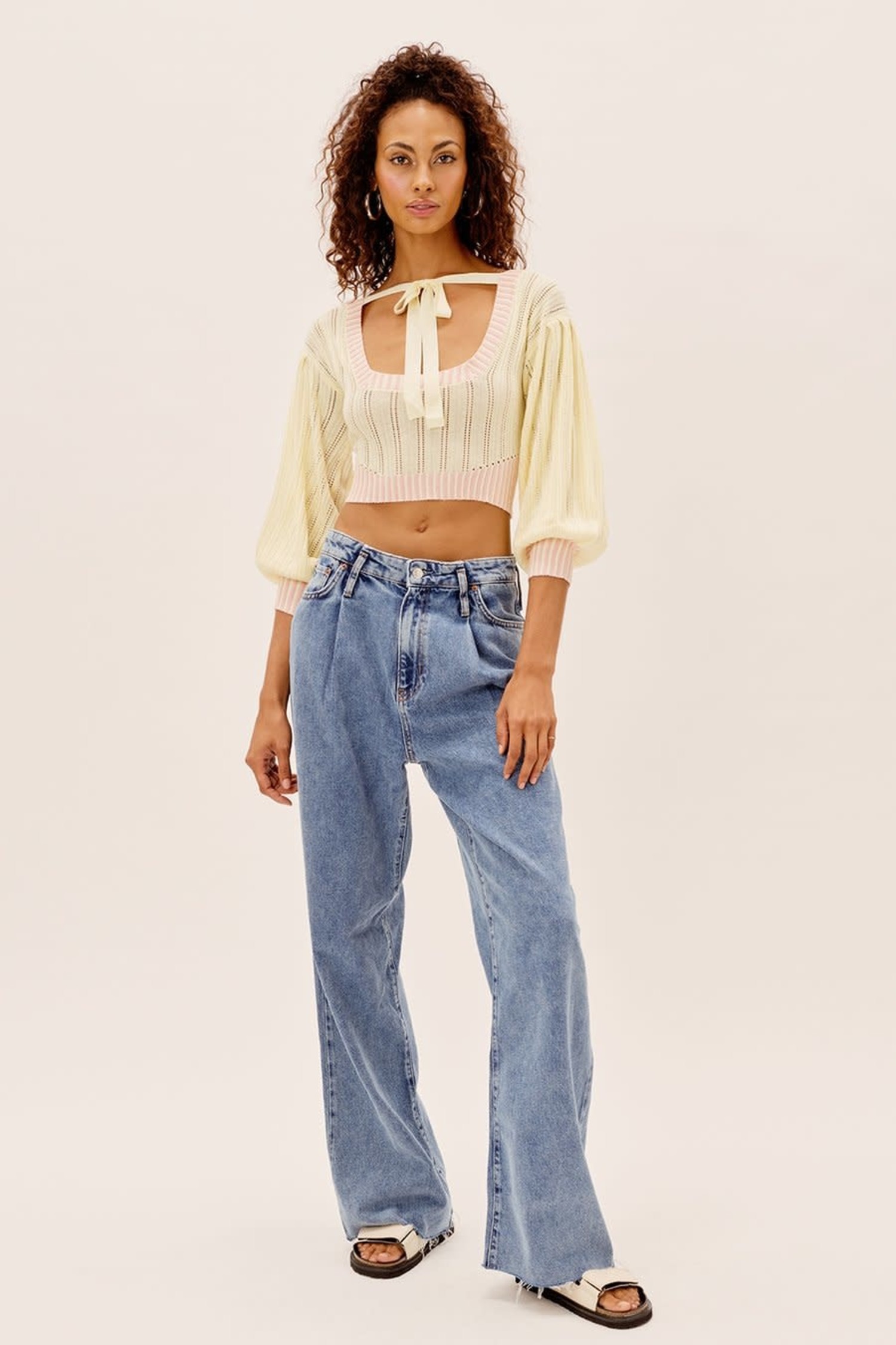 tie neck sweater women's