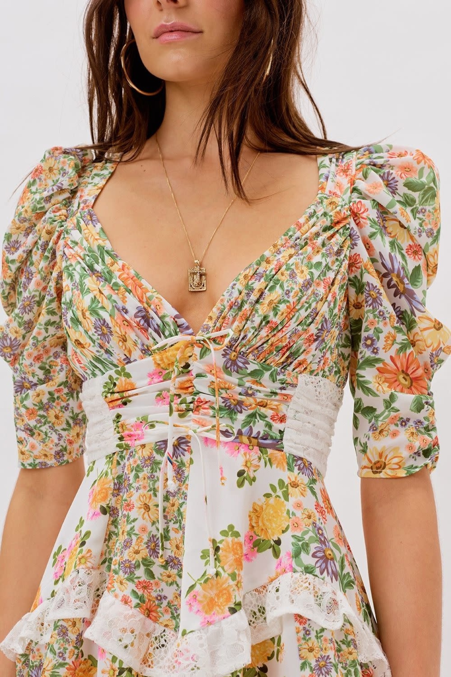 Rosalyn paneled mini dress cheap