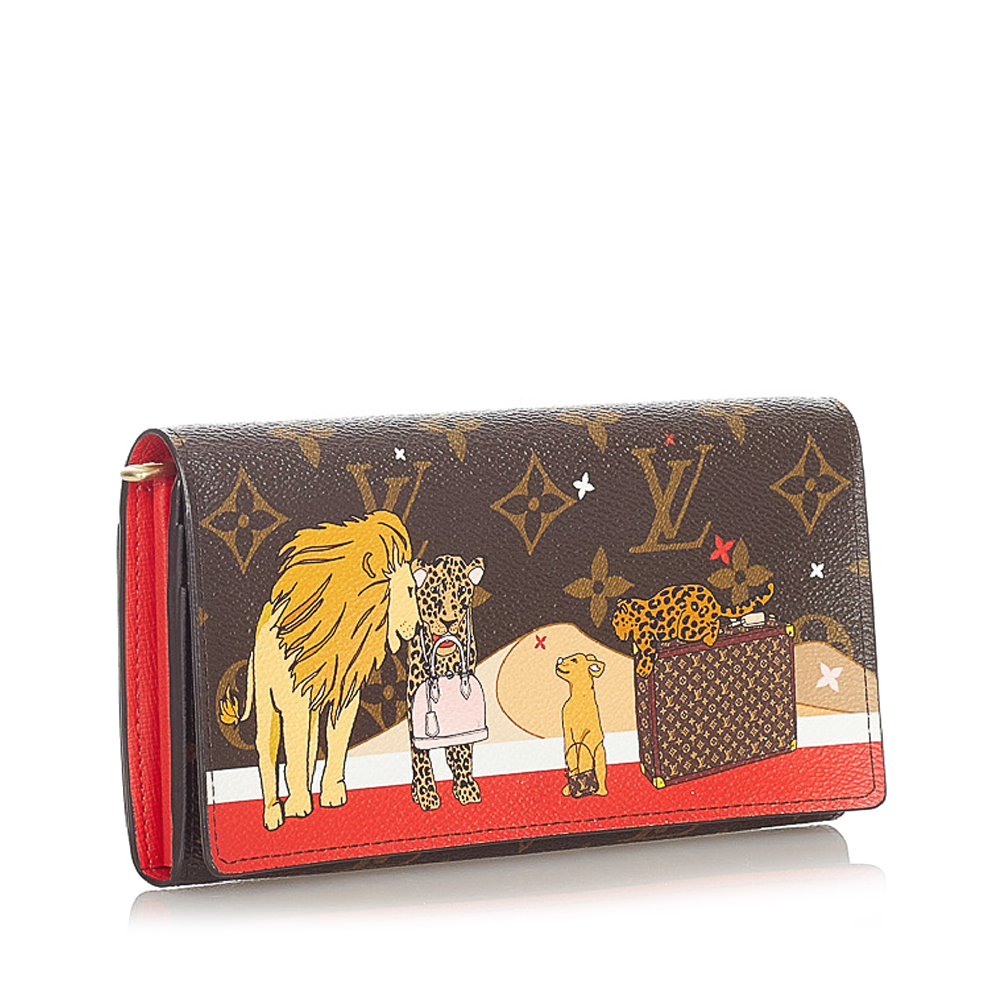 Louis Vuitton Monogram 2022 Christmas Animation Sarah Wallet