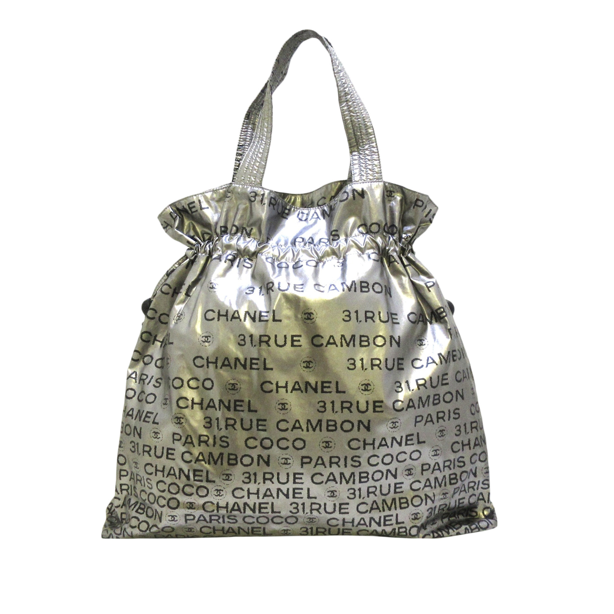 Chanel Silver Nylon 31 Rue Cambon Graphic Expandable Shopping Tote For Sale  at 1stDibs  chanel 31 rue cambon bag chanel silver tote bag chanel bag  31 rue cambon paris