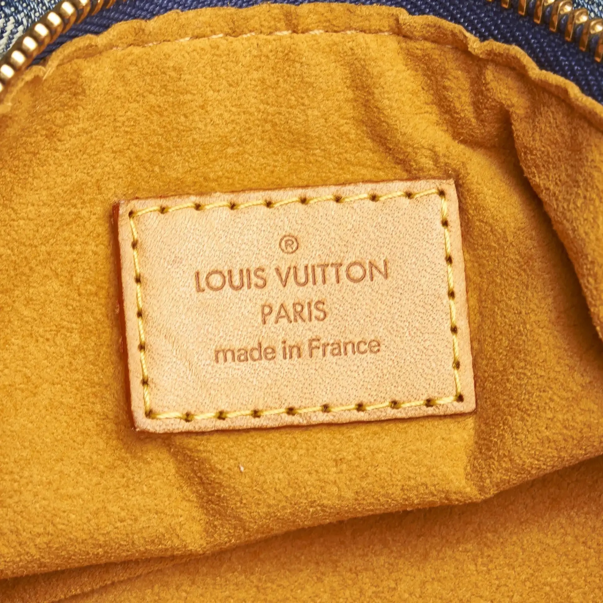 LOUIS VUITTON Monogram PM Baggy Denim Bag — Garment