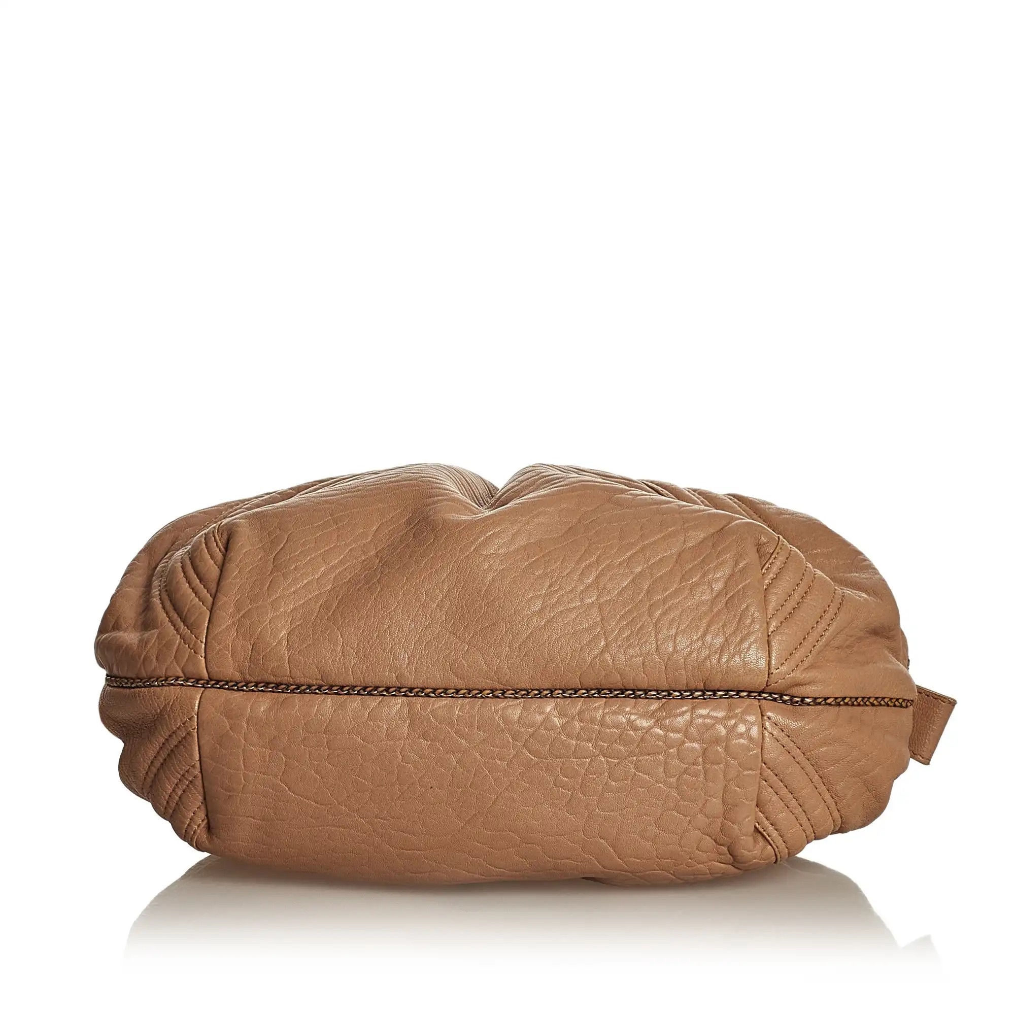 Baby Spy Leather Handbag - Marmalade