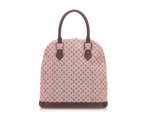 Louis Vuitton Burgundy Monogram Mini Lin Alma Haut Tall Dome Bag 3LV10 –  Bagriculture