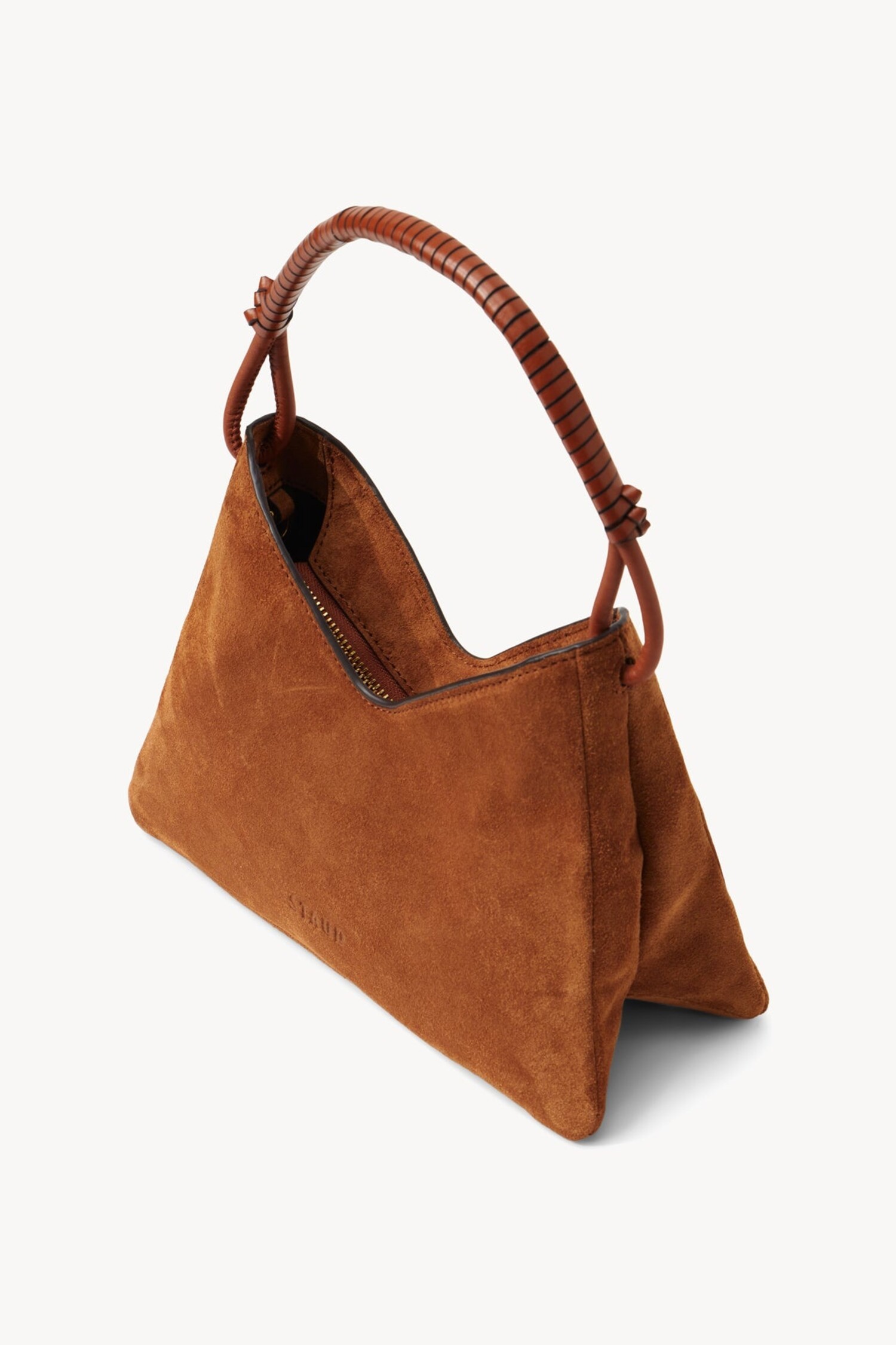 STAUD Valerie Suede Shoulder Bag