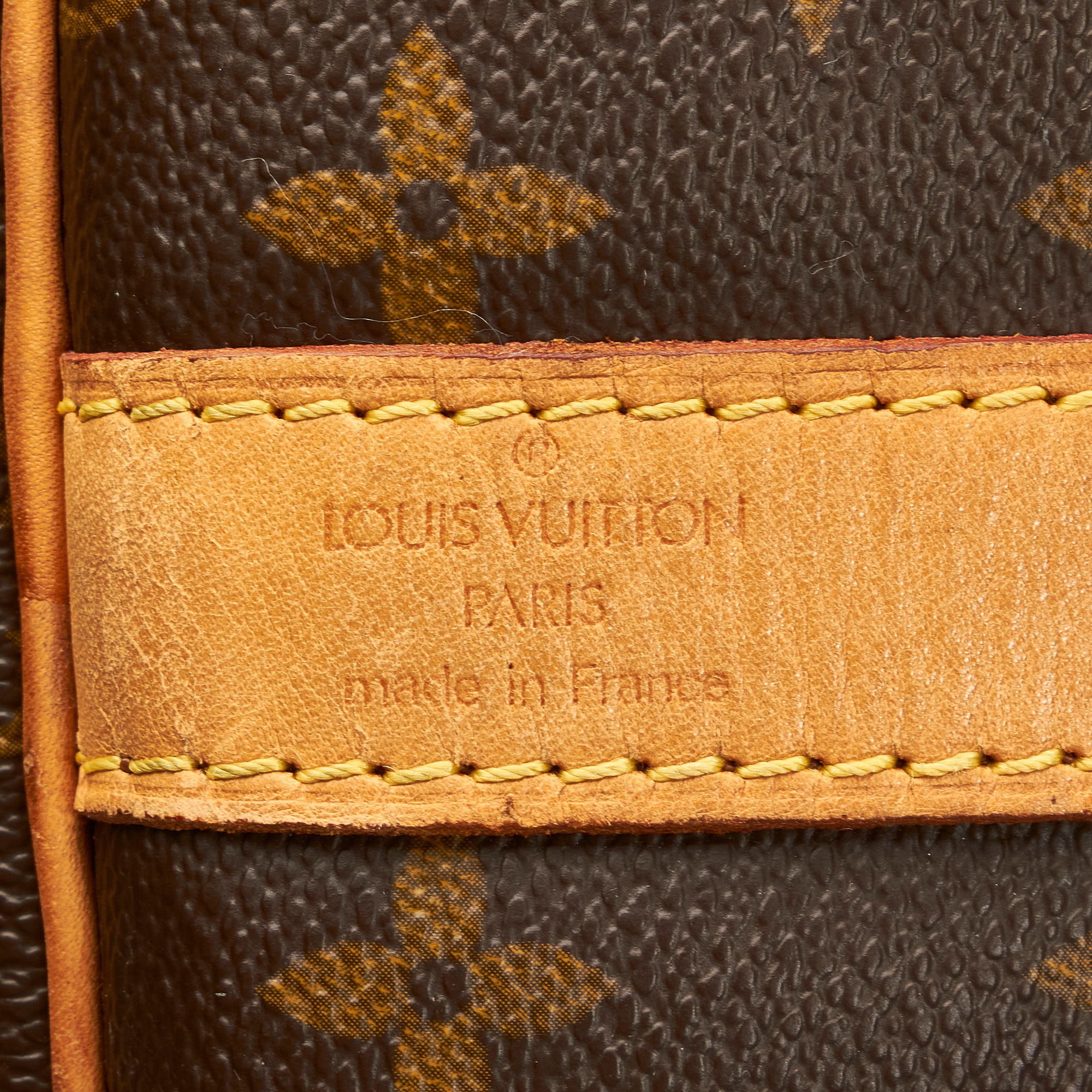 Louis Vuitton Vintage Brown Monogram Canvas Keepall Bandouliere 55
