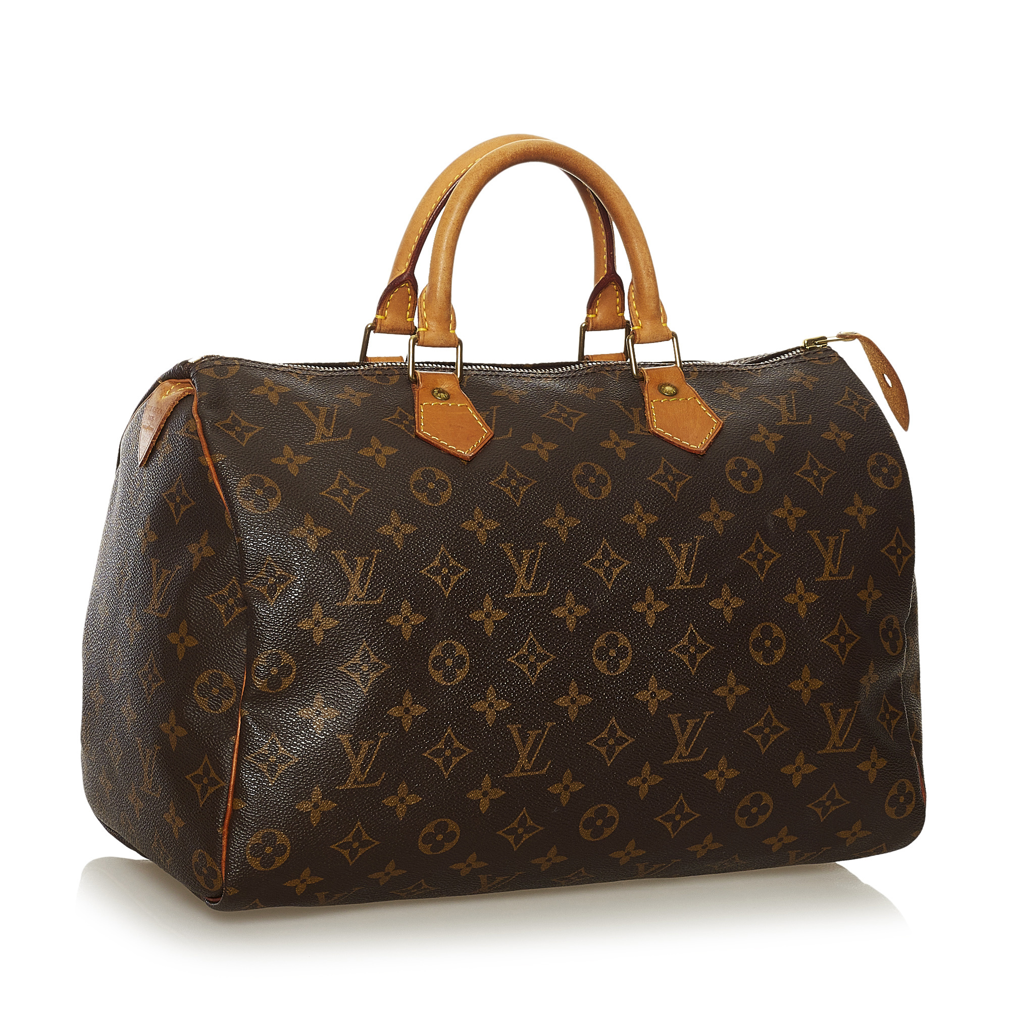 Louis Vuitton Monogram Leather Speedy 35