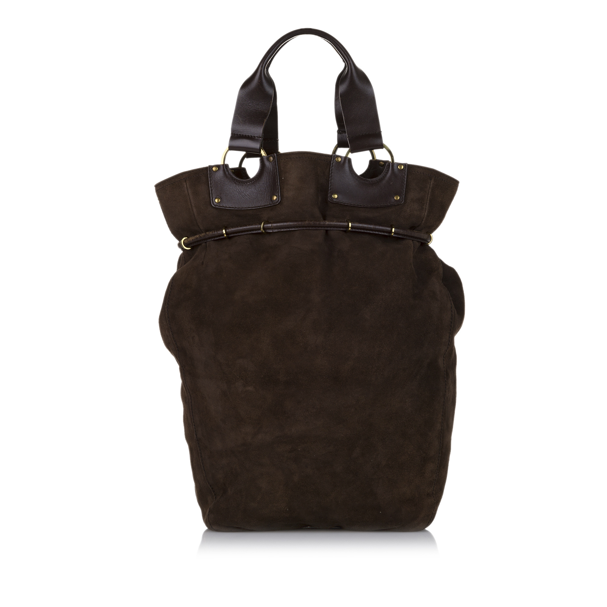 Gucci tote bag in Brown Suede