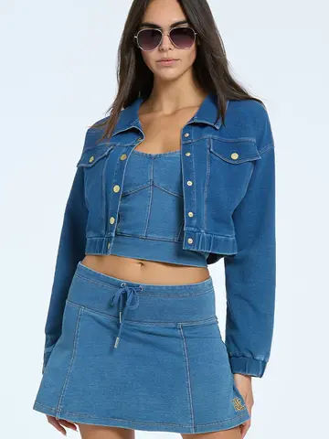 Juicy Couture Women's Chambray Embroidered Denim Mini Shirt Dress - Sm –  Luxe Fashion Finds