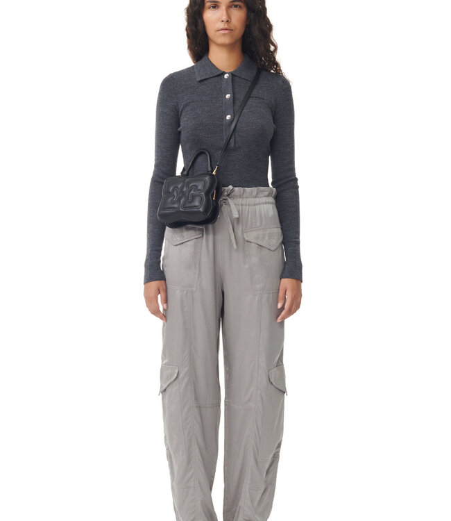Washed Satin Fluid Pant main image 0