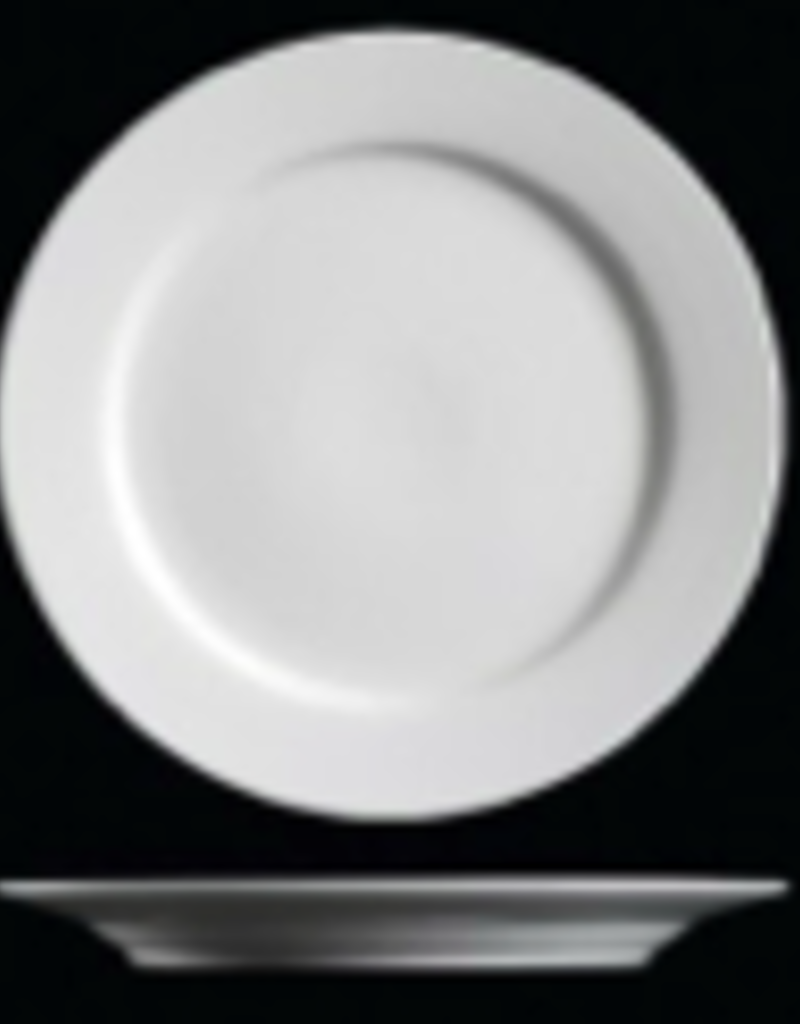 UNIVERSAL ENTERPRISES, INC. AW-0029 10.5'' Round white  Dinner Plate 12/cs