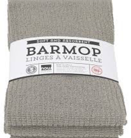 NOW DESIGNS 2225422 special order NOW DESIGNS Barmop Towels Set London Grey 16x18''