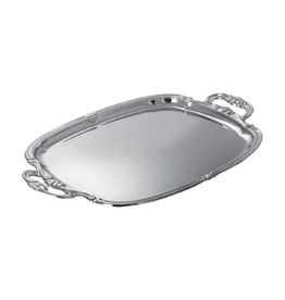 D.W.L. INDUSTRIES - WINCO CMT-1912 Winco Oblong Chrome Tray W/ Intergrated Hd
