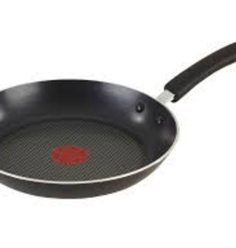 T-Fal Cookware 2100081224 E9380584 T-FAL Professional TNS Black 10 Fry Pan with Silicon Handles