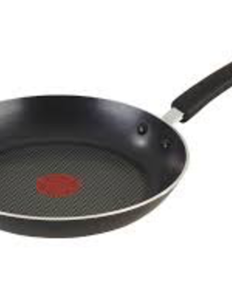 T-Fal Cookware 2100081224 E9380584 T-FAL Professional TNS Black 10 Fry Pan with Silicon Handles