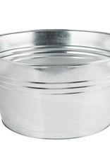 AMERICAN METALCRAFT, INC GPTUB20 AMC Galvanized Oval Bucket beer metal silver