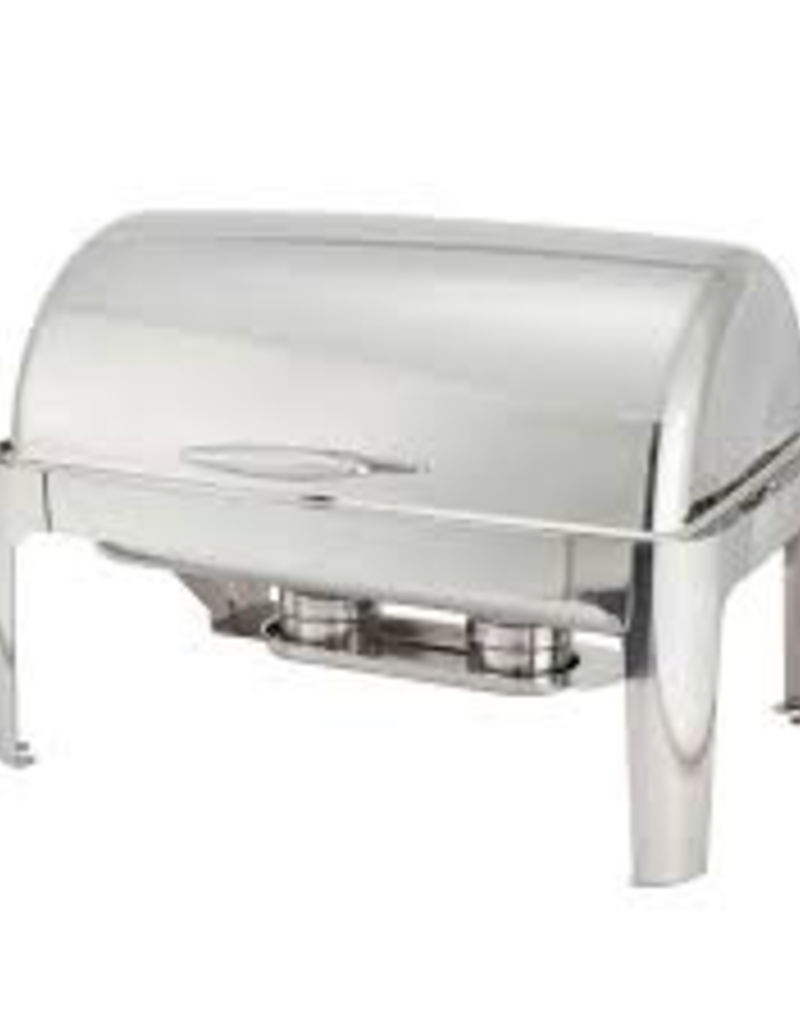 601 Winco 8 qt Full Size  rect Roll Top Chafer