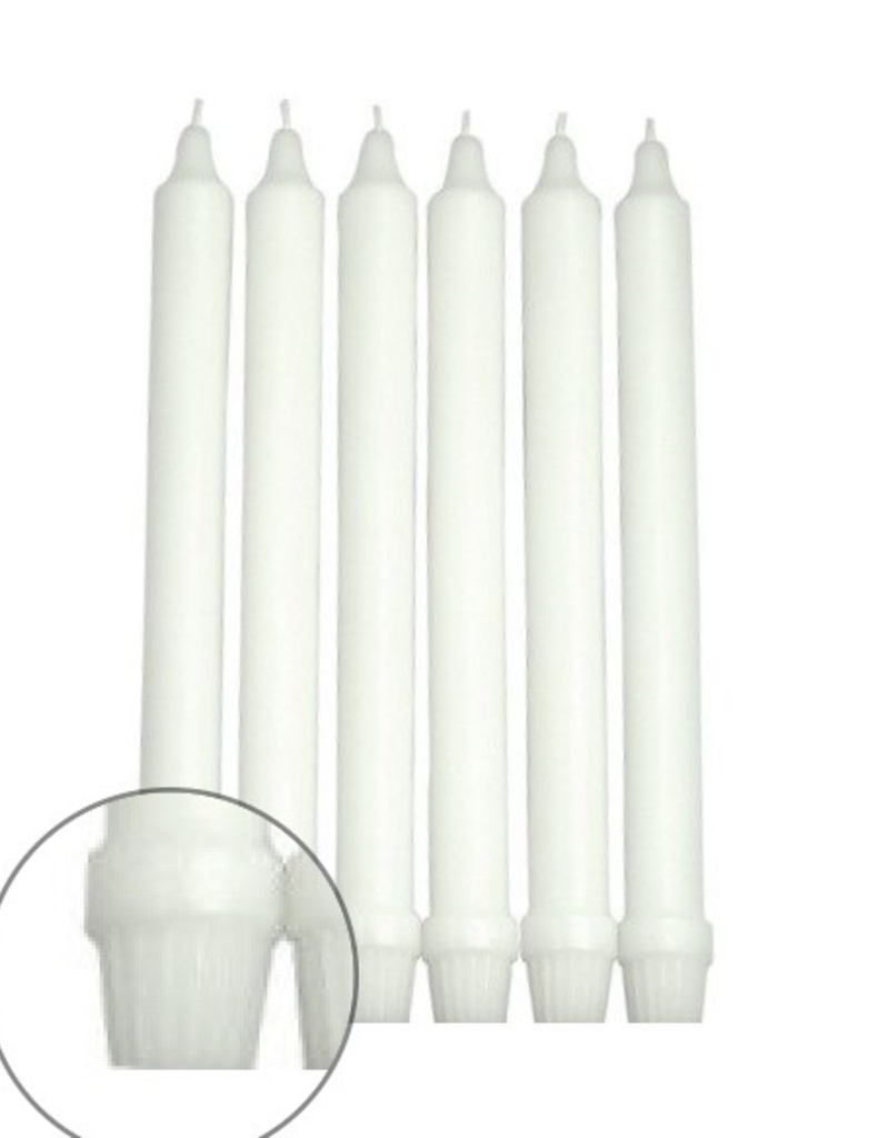 GENERAL WAX & CANDLE 740802 General Wax 8” Formal Dinner White 144/case
