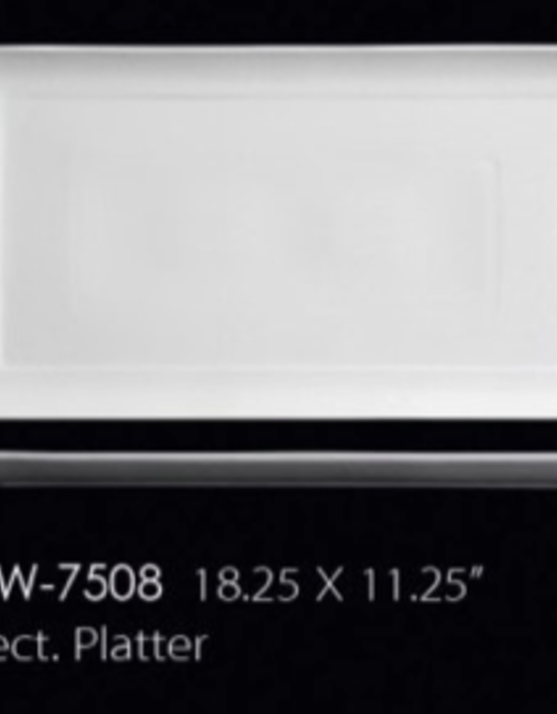 UNIVERSAL ENTERPRISES, INC. AW-7508 18.25 X 11.25'' Rect Platter 6/cs
