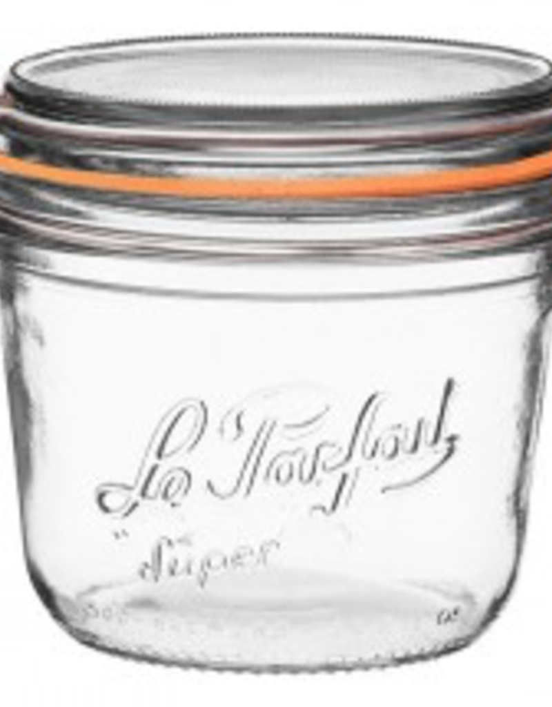 Down to Earth Dist. 908559 Le Parfait Terrine jar glass 500 g 18 oz.