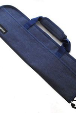 MESSERMEISTER 2025-5/BL Messermeister Blue Padded knife bag, 5 pocket denim blue