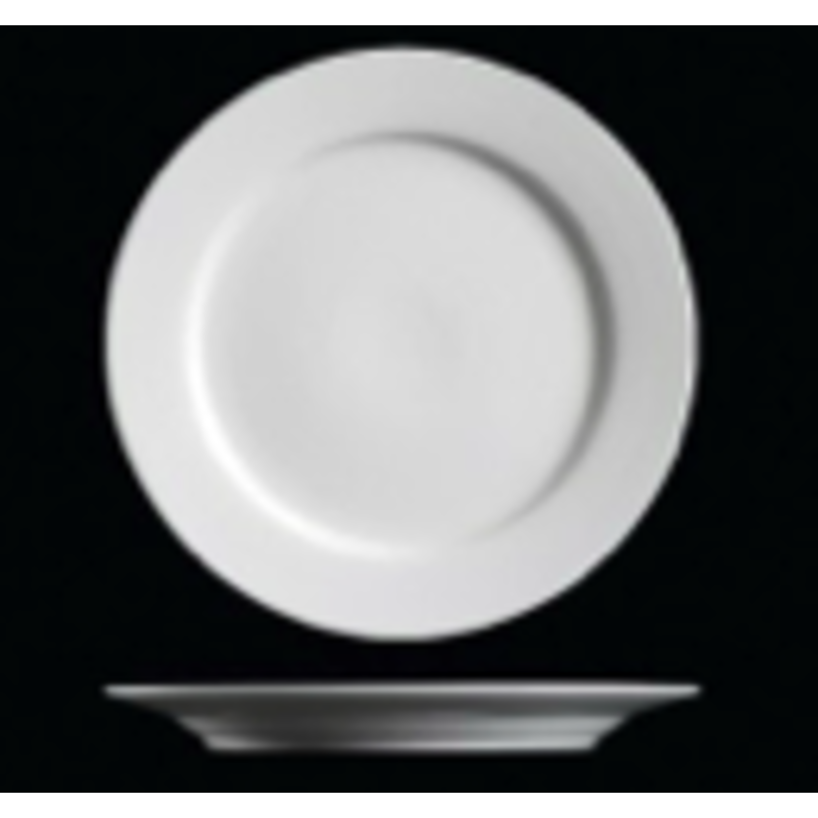 UNIVERSAL ENTERPRISES, INC. AW-0029 10.5'' Round white  Dinner Plate 12/cs