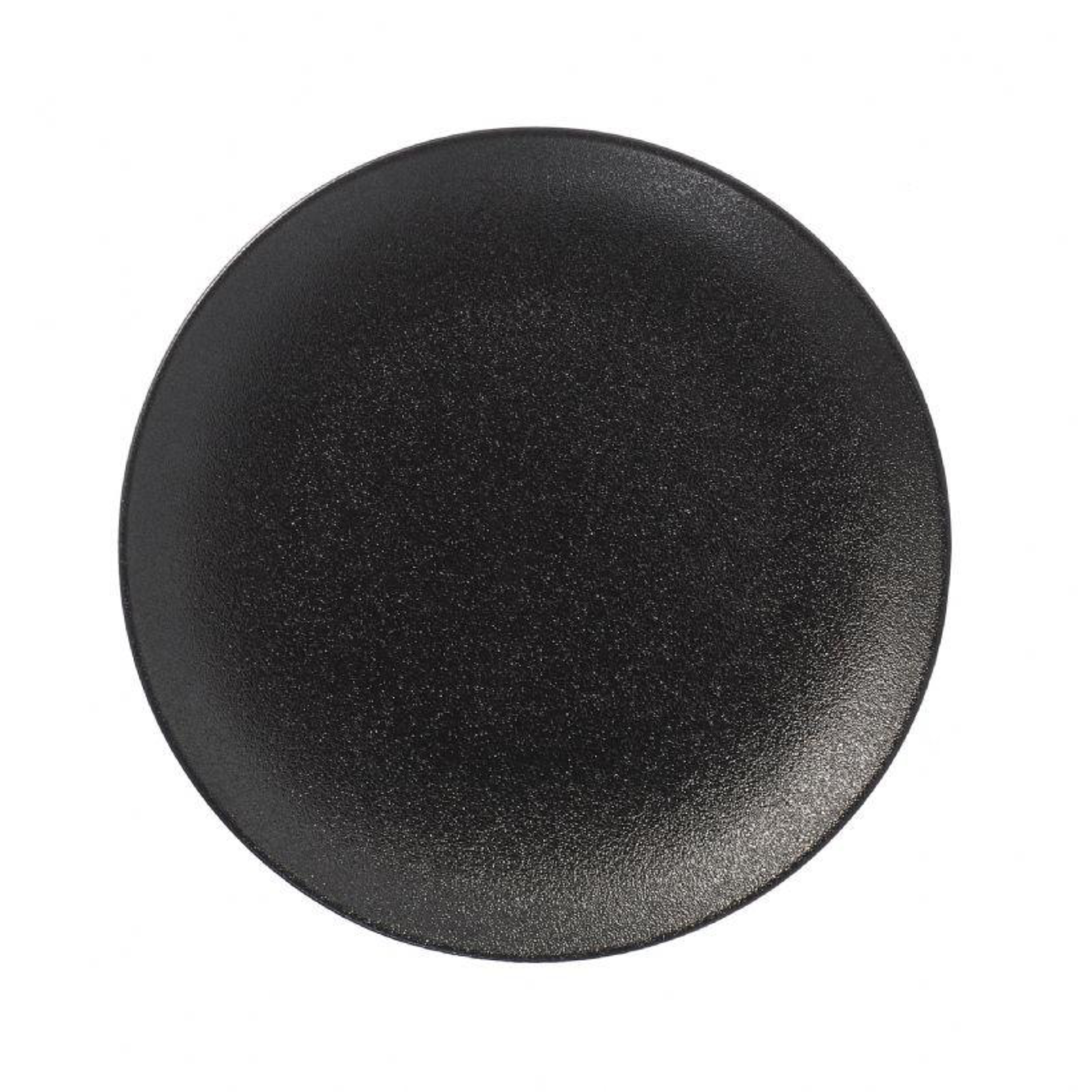 Palate and Plate BK-0080 10.5'' Black Round Coupe  Plate 12/cs PROMO