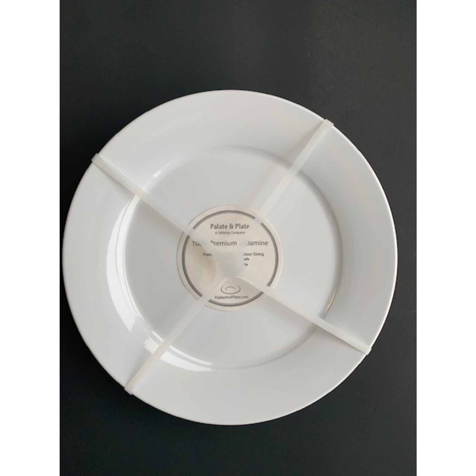 Palate and Plate MM5010S 10.75" dinner rim melamine 24/case
