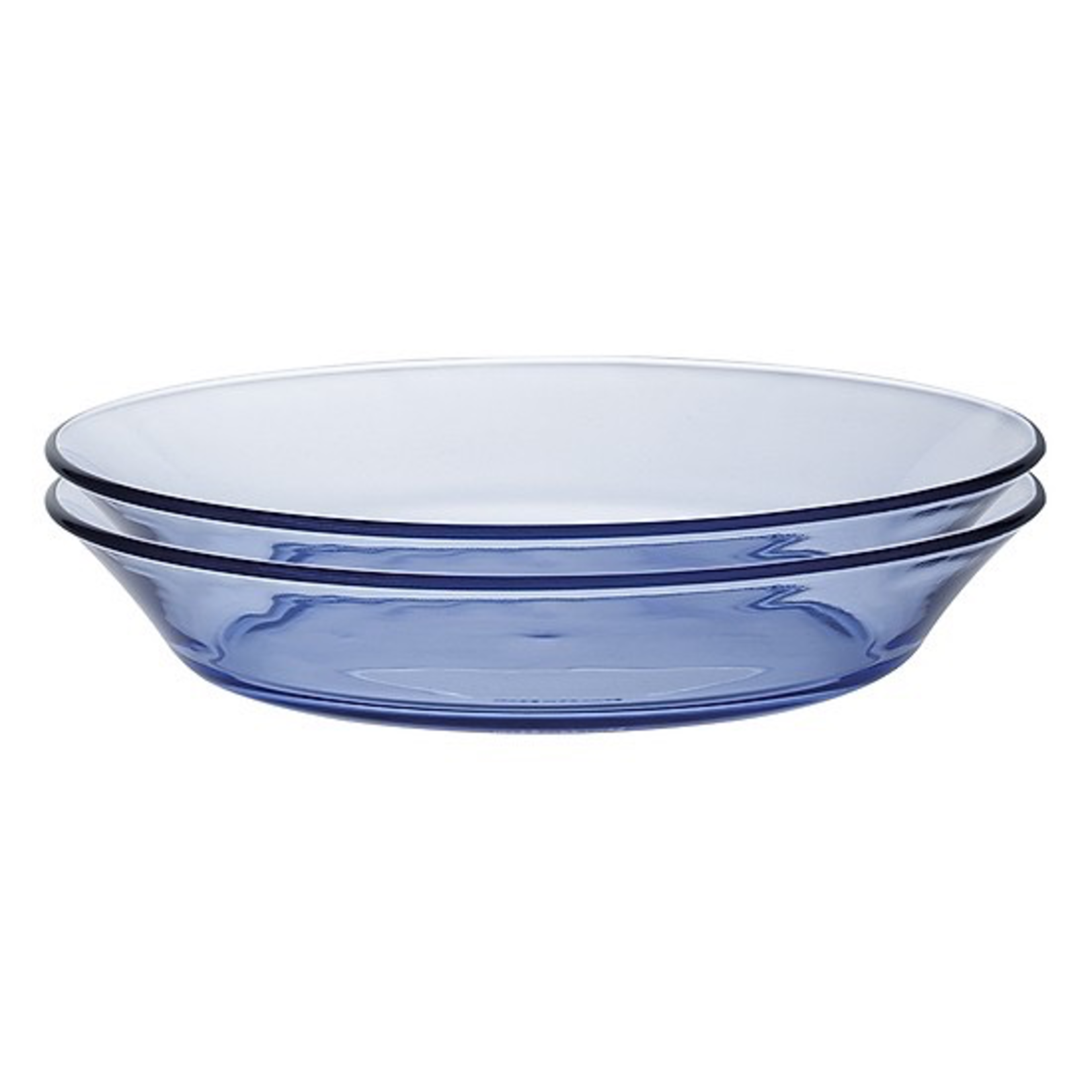 DURALEX USA, INC Special order 3007BF06/6 Durlaex Lys Marine Glass Soup Bowl  blue 7.63 in