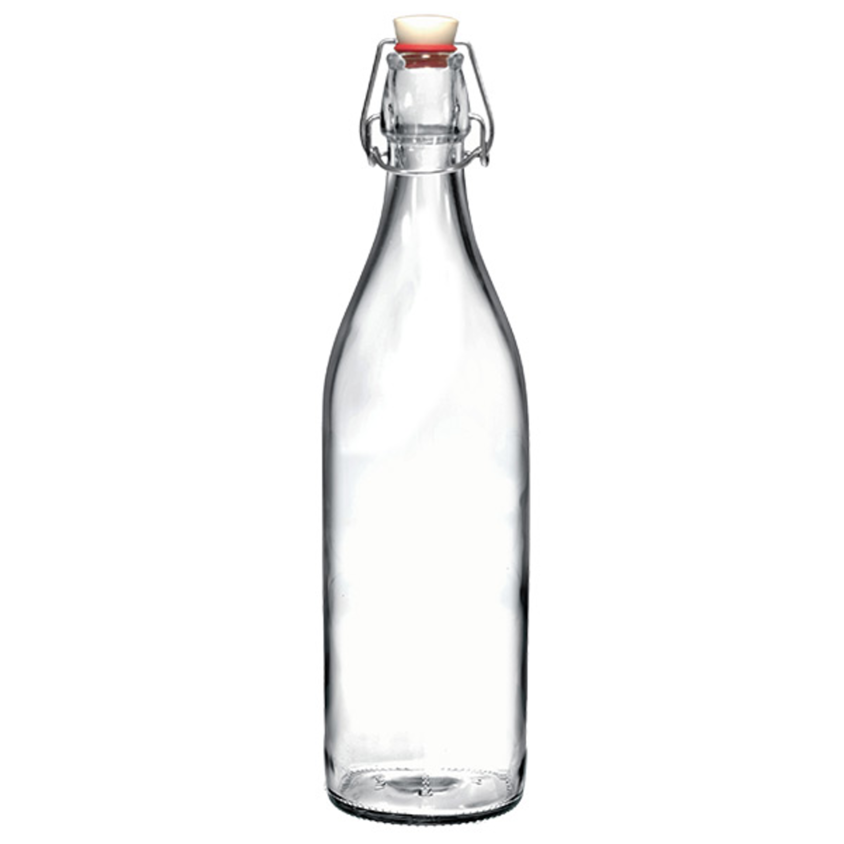 Bormiol Rocco Glass, Inc. 666260 Bormioli 1 liter  Giara Bottle Clear 33.8 oz 6/case