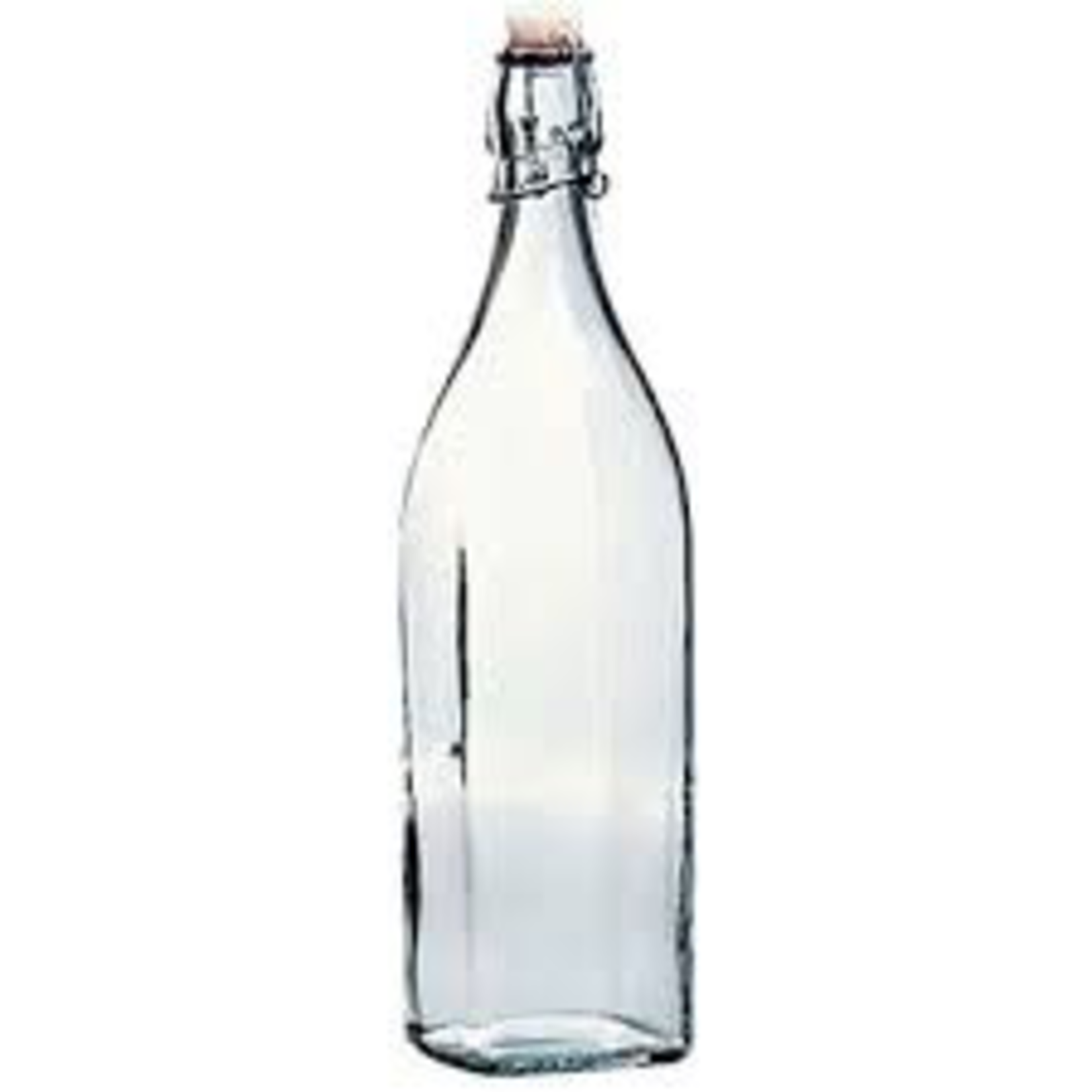 Bormiol Rocco Glass, Inc. 314720 Bormioli Swing Bottle 33.75 oz 1L   20/CS square Promotion