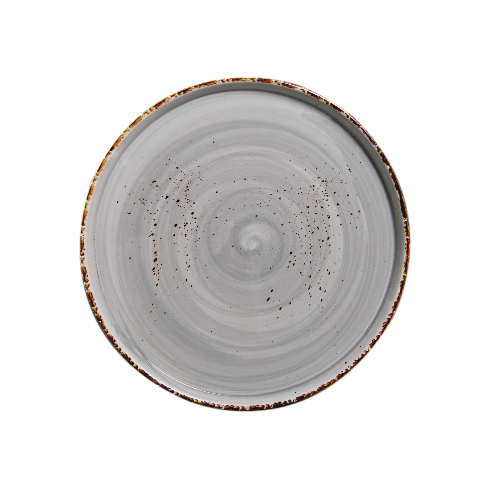 Palate and Plate AW-8758G 11” GRAY Grigio stackable round splash  12/cs